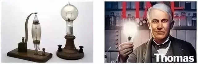 incandescent lamp and Thomas Edison