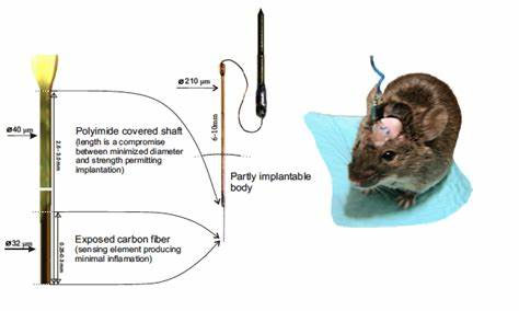 Carbon fiber electrode mouse test