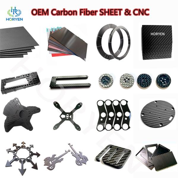 OEM carbon fiber CNC products