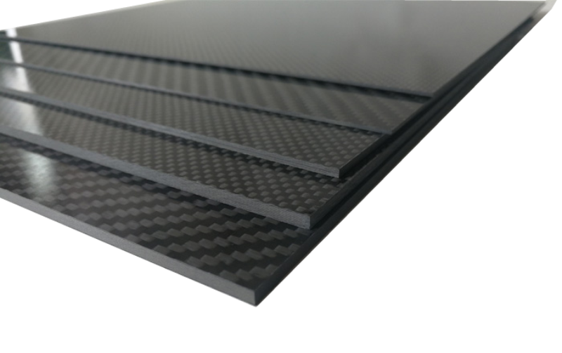 Plain Weave  Glossy Carbon Plate