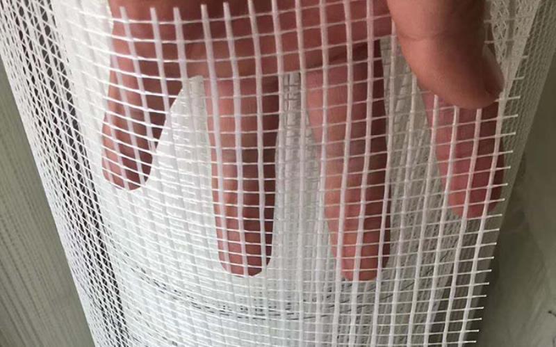 10*10mm 100gsm Fireproof Fiberglass Mesh 