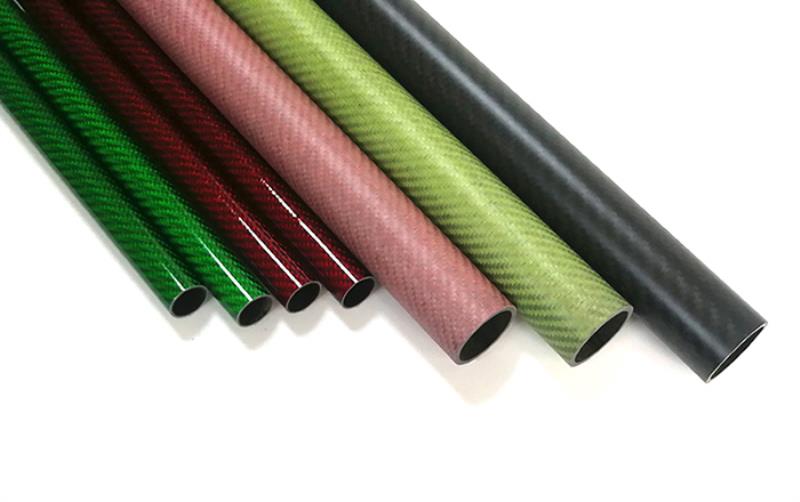 3K Colorful Carbon Fiber Tube