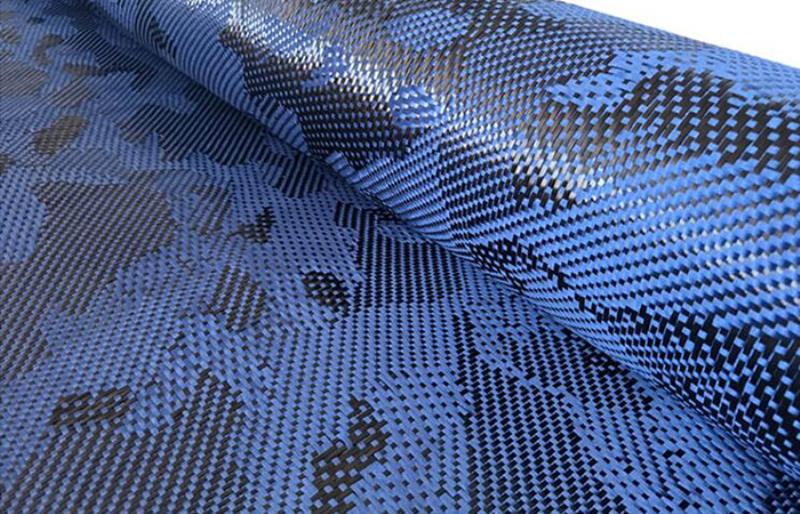 Camouflage Carbon Fiber Hybrid Fabric