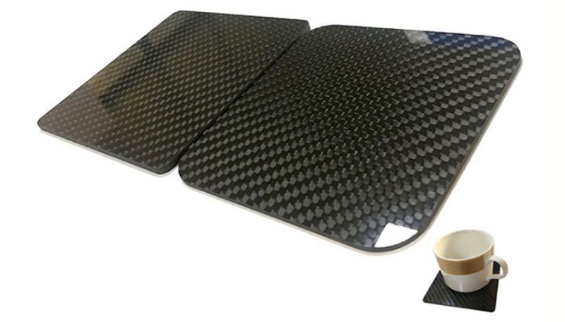 Carbon Fiber Coffee Cup Mat