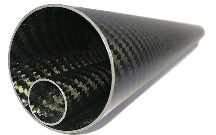 3K Carbon Fiber Tube With Inner 3K Surface