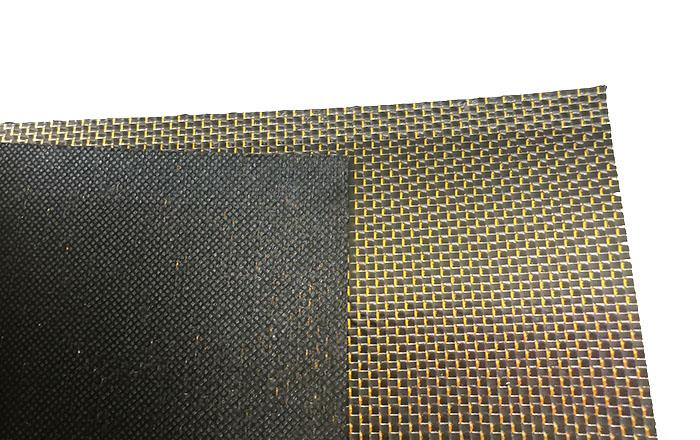 TPU Coated Glitter Carbon Fiber Leather Fabric 