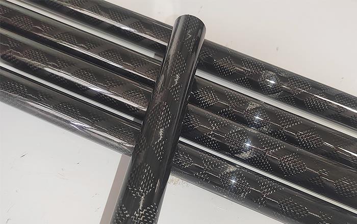 3K Jacquard Carbon Fiber Tube